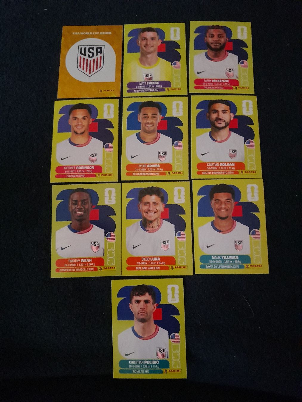 Panini Carte collezionabili: 10× USA /Pulisic panini2026 – Nuovo (secondo la descrizione) da oekingen venduto da beauty1964