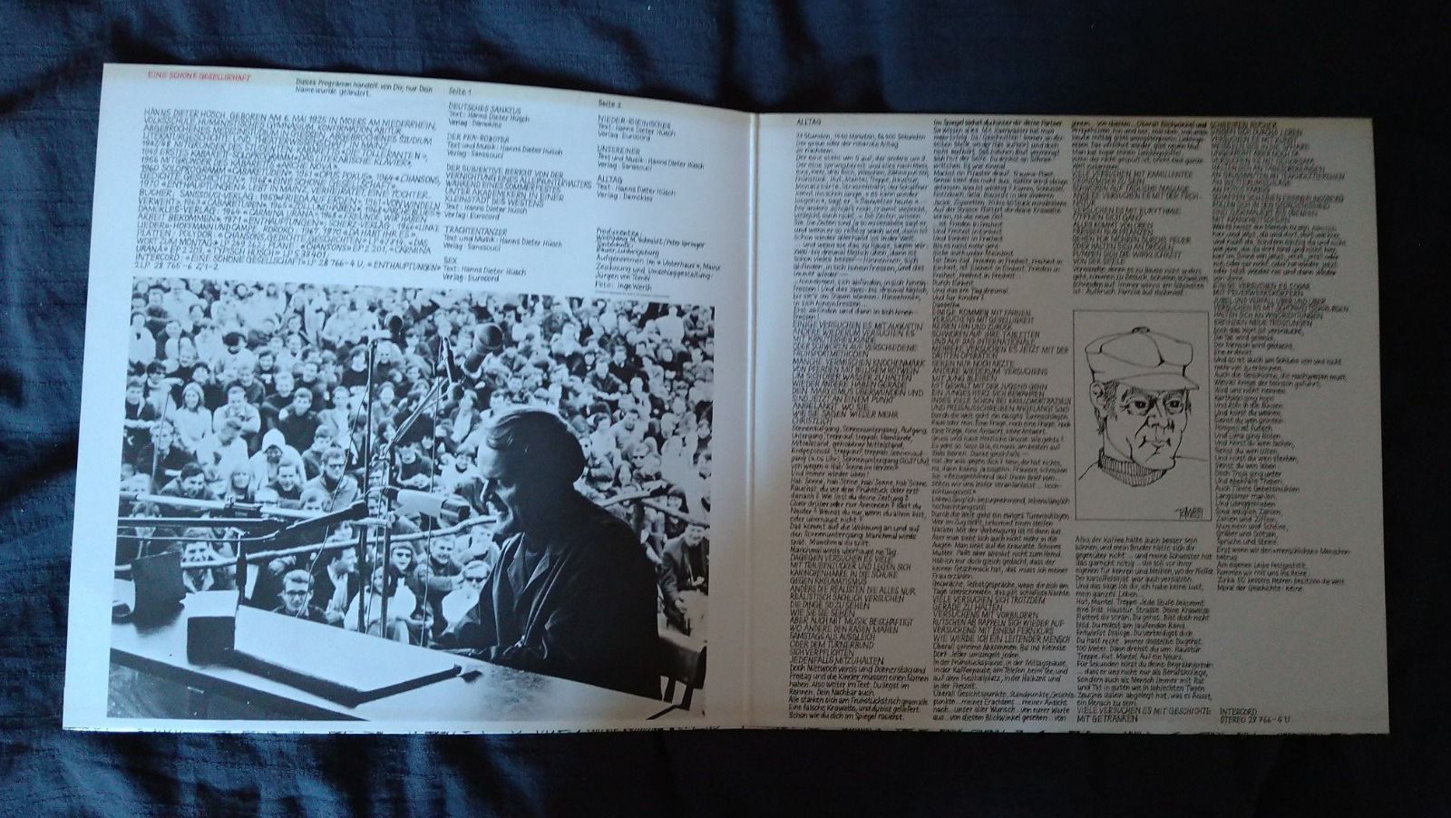 Dischi in vinile: LP Hans Dieter Hüsch Eine schöne Gesells – Usato da Gelterkinden venduto da martinom 4