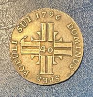 LUZERN Stadt. 40 Kreuzer (10 Batzen) 1796.