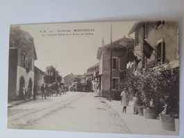 Ansichtskarte Moellesulaz Grenze Haute-Savoie ungelaufen