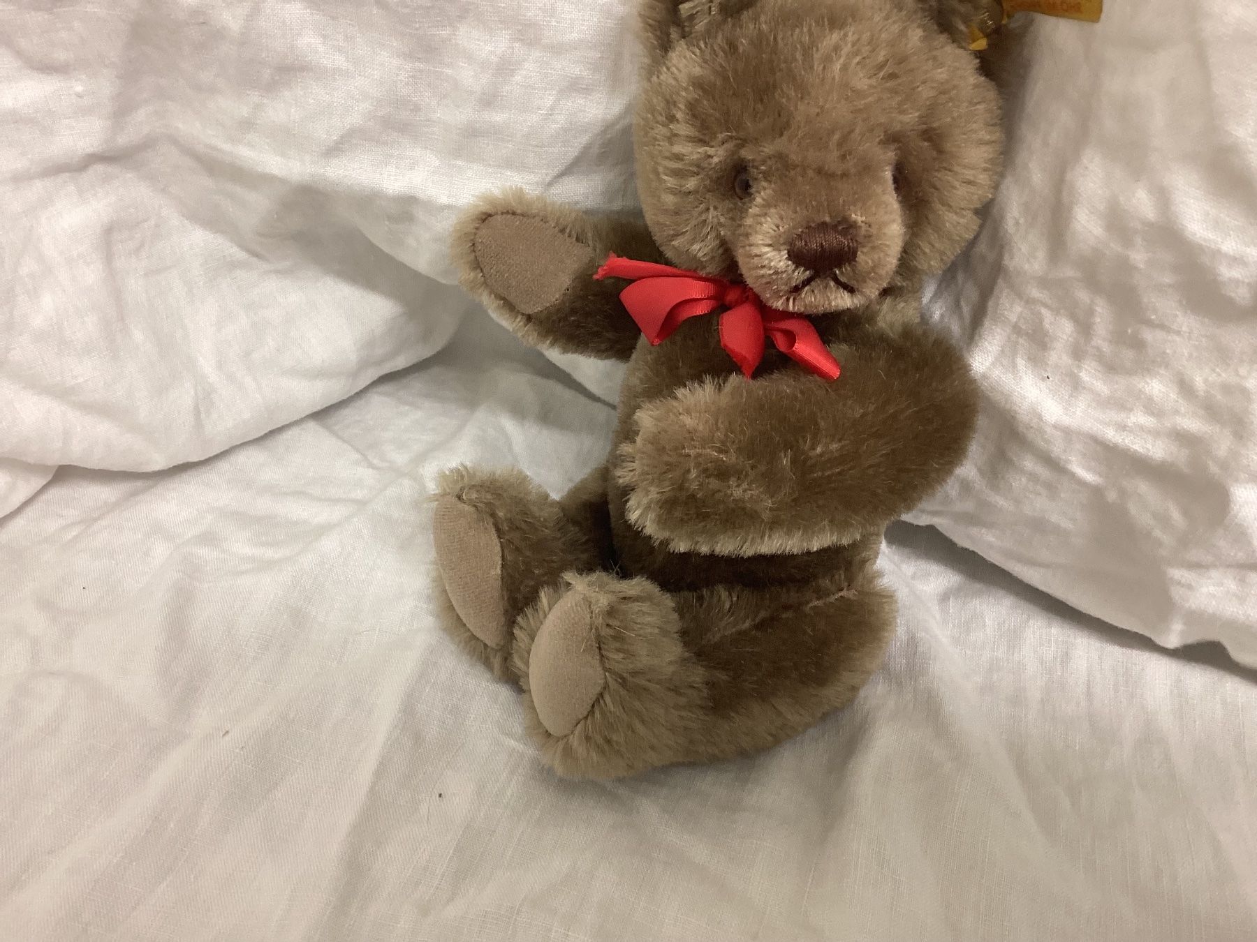 Steiff Jouets: STEIFF TEDDY MIT KNOPF UND FAHNE – D'occasion à Münchenstein par NoSu98