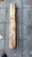 Holzstamm grob bearbeitet 100 cm Länge