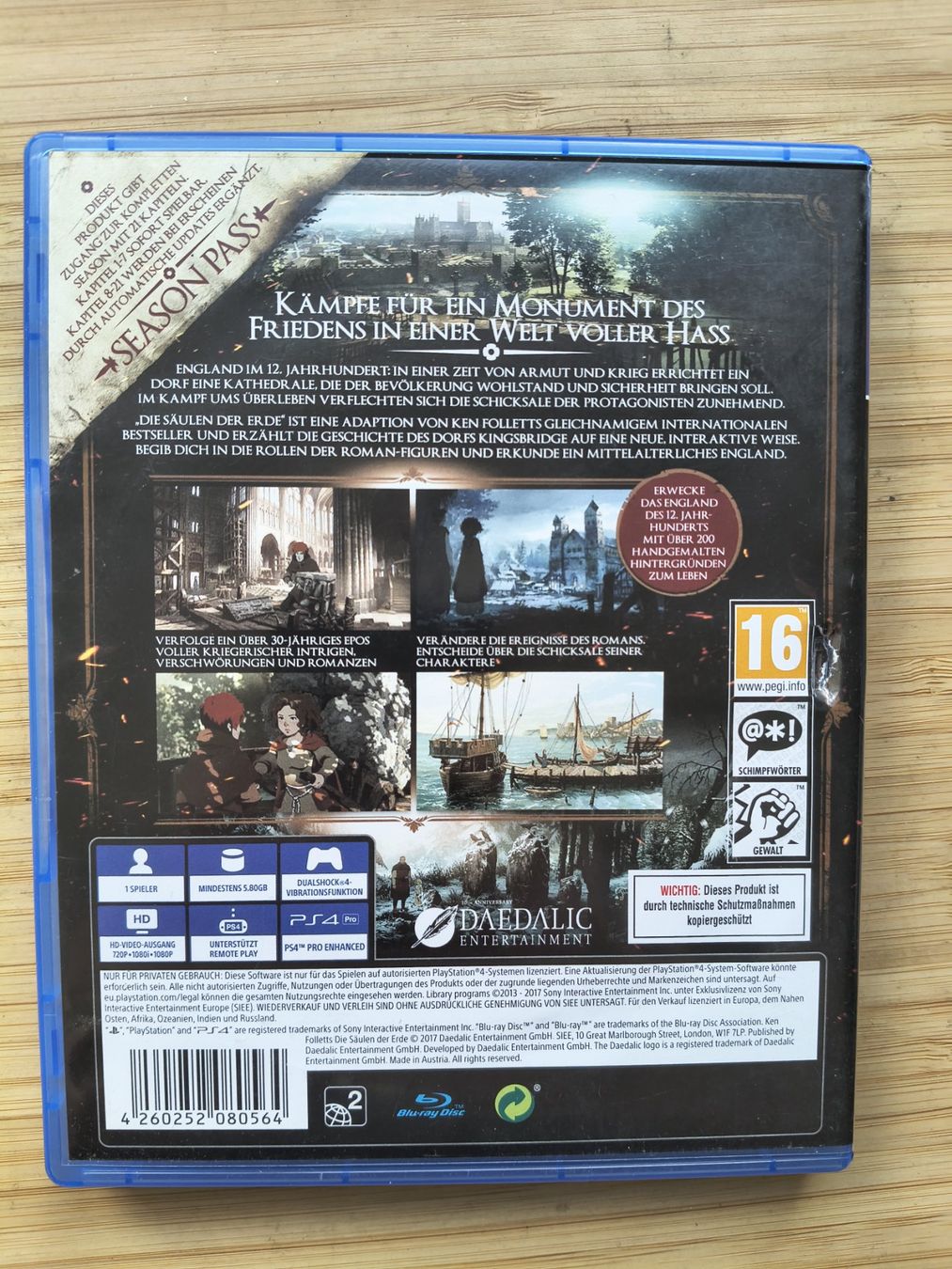 Giochi: Die Säulen der Erde (PS 4) – Usato da Riedholz venduto da ste_96cd 1