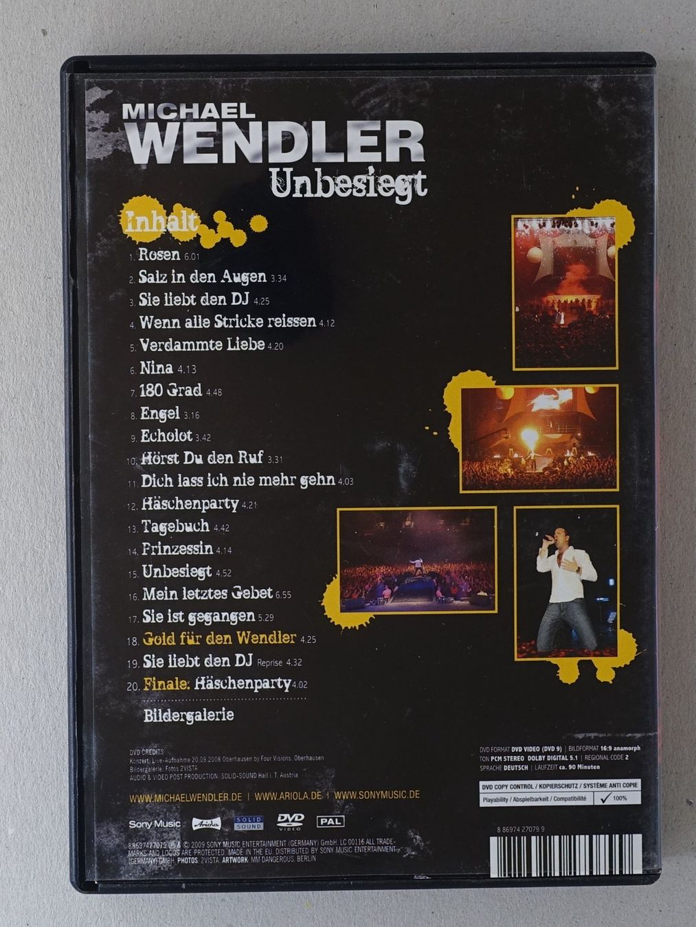 Tutti i DVDs: Michael Wendler - Unbesiegt – Usato da Sessa venduto da fraenklishop 1