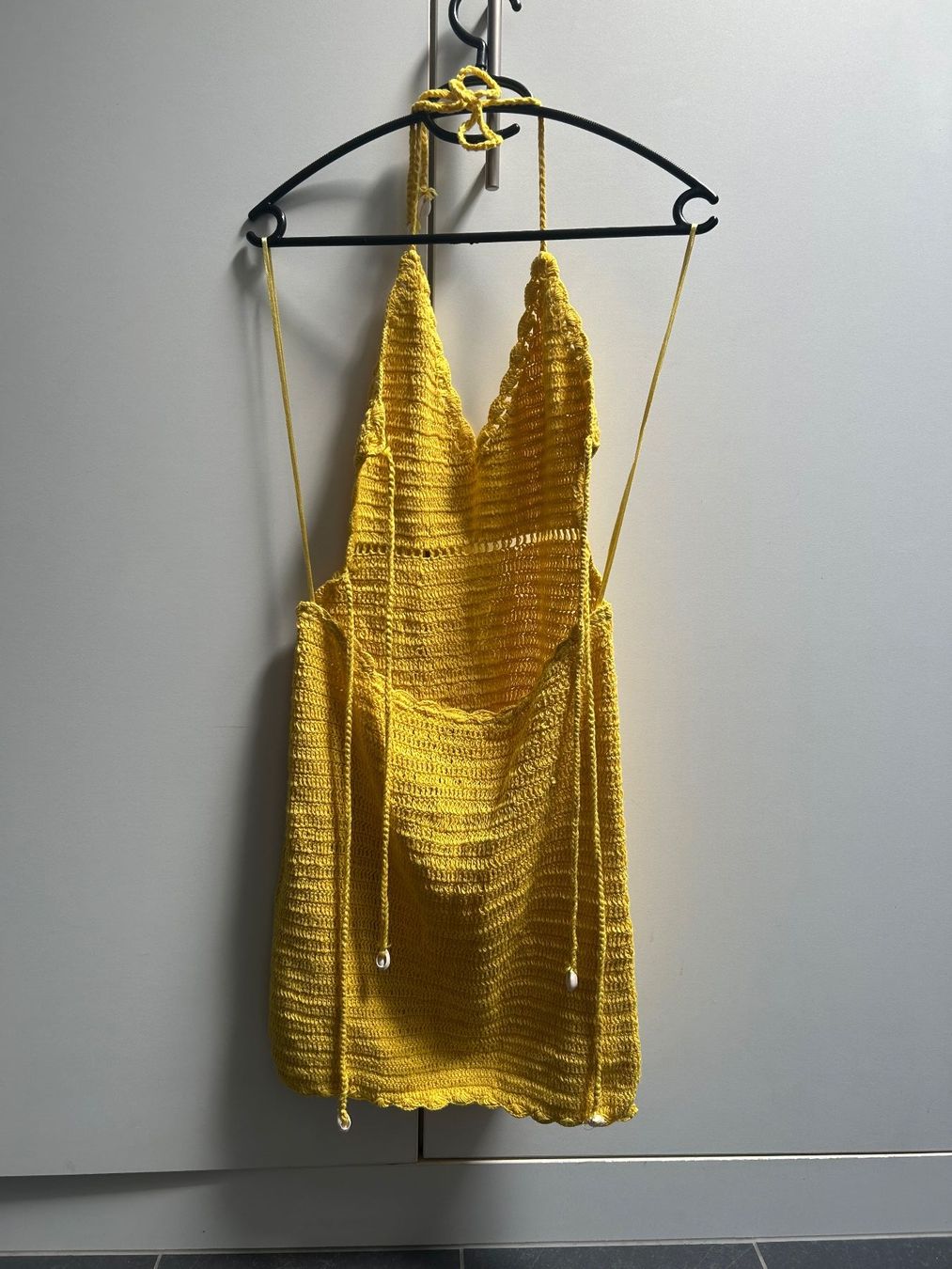 Vestiti: Gehäkeltes Kleid, gelb – Nuovo (secondo la descrizione) da Frauenfeld venduto da isa_9cy7 3