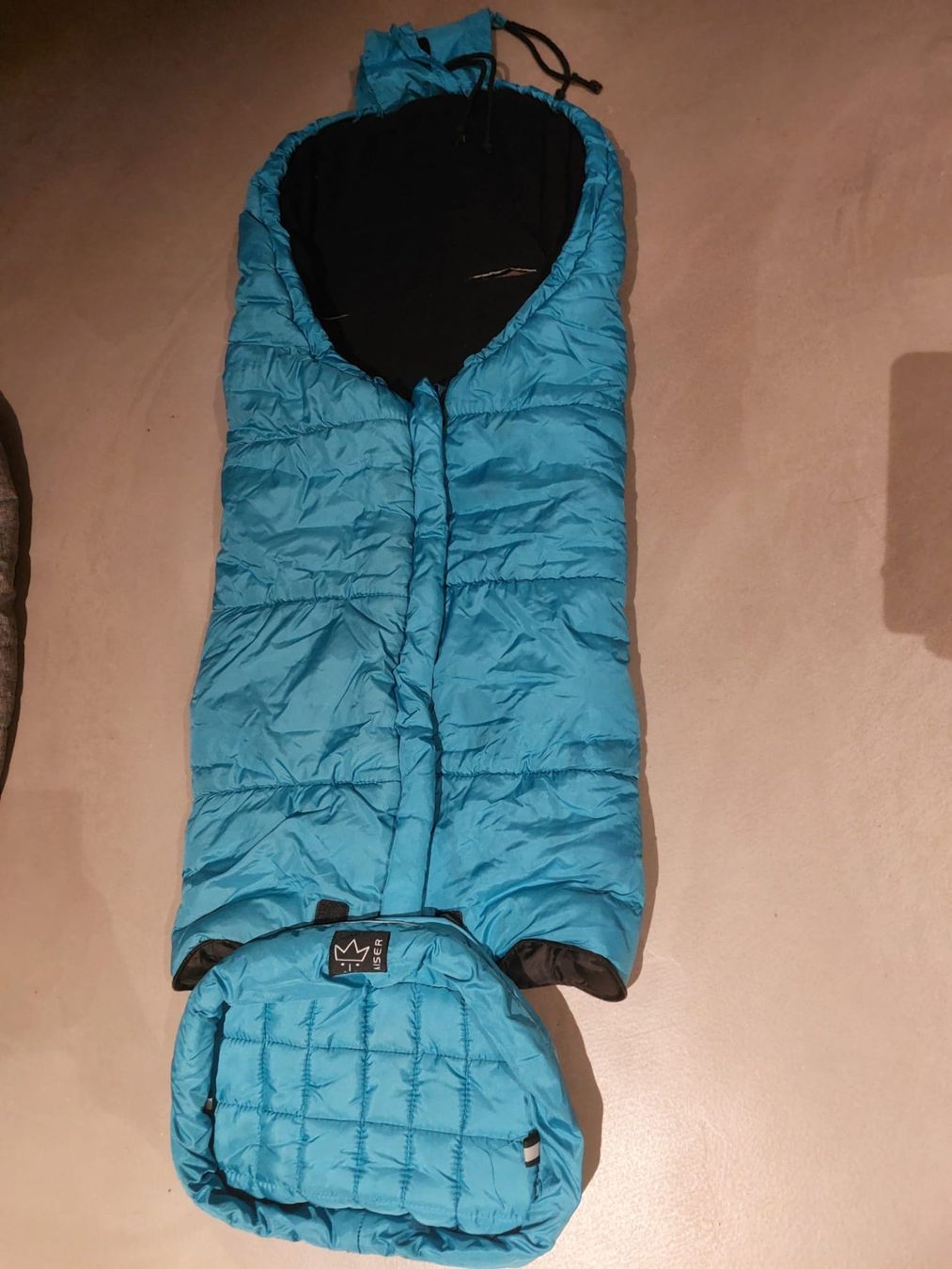 Kaiser Sacchi a pelo: Kaiser Thermo Fusssack blau – Usato da Steinen venduto da Roger_b01