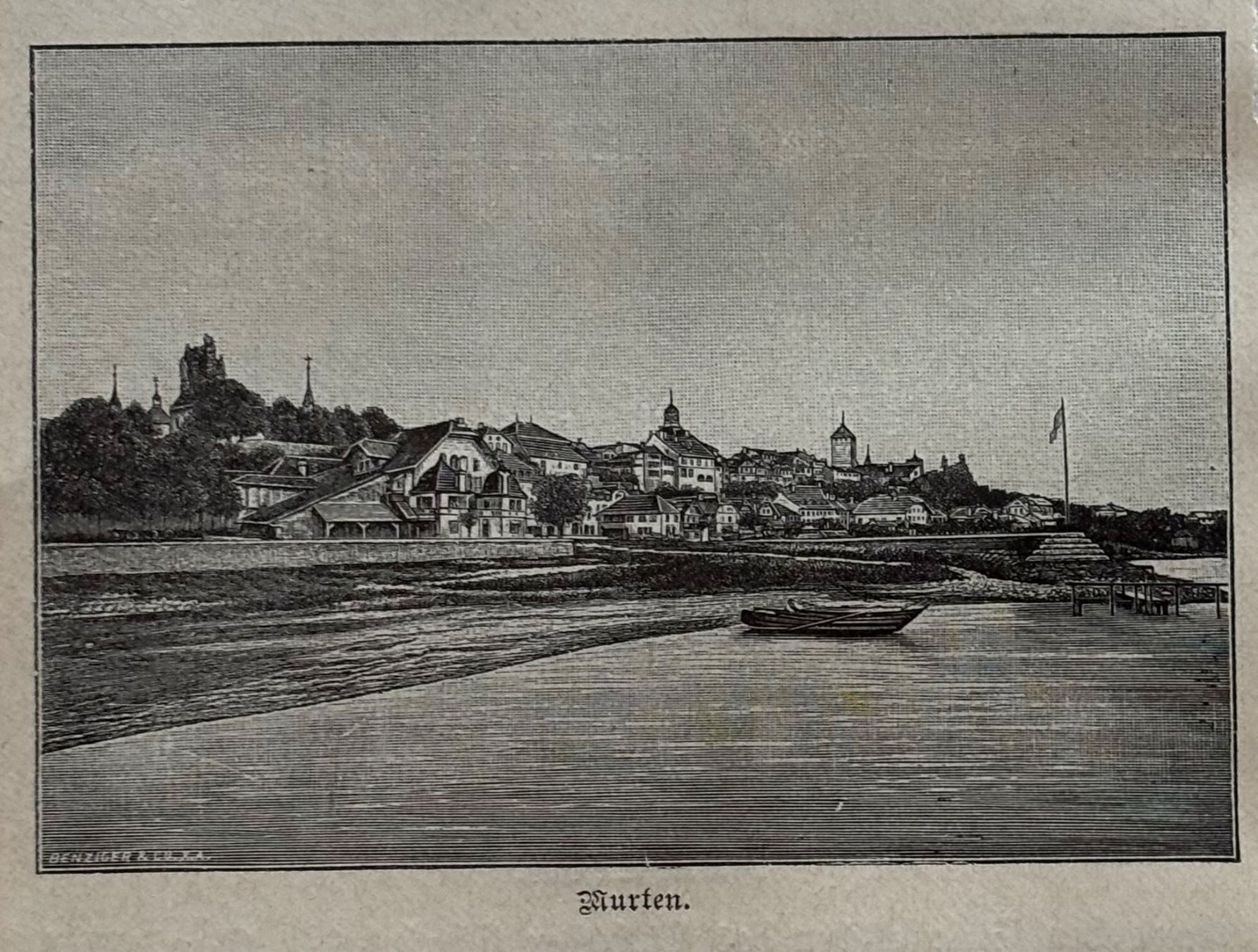 Ansichtskarten: Antik Druck 1900  - Murten – Gebraucht aus Frauenfeld von Merk52