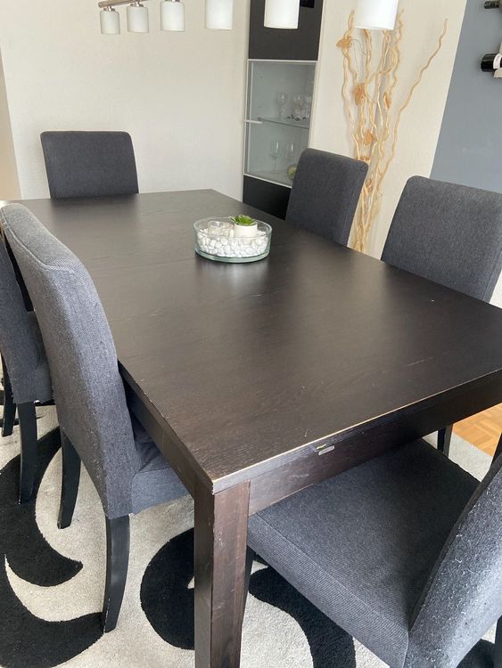Ikea Esstisch + 6 Ikea Stühlen Kaufen auf Ricardo