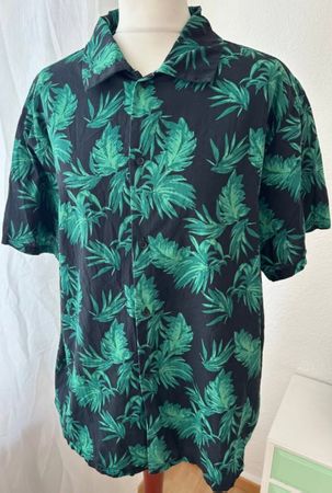 Tezenis Hemd mit Palmenprint, Hawaiihemd M Herren, men shirt