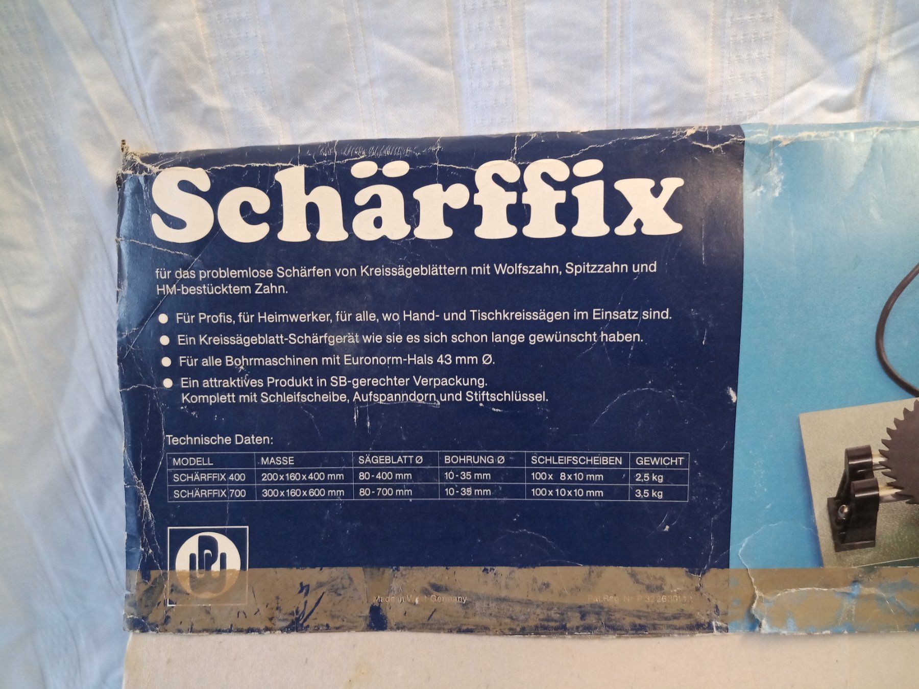 Smerigliatrici & Lucidatrici: Schärffix – Usato da Oberegg venduto da A-Z.Handel.Loehrer 1