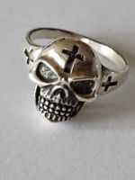 Ring Silber Grösse 62 Totenkopf/Skull 💀 bague en argent