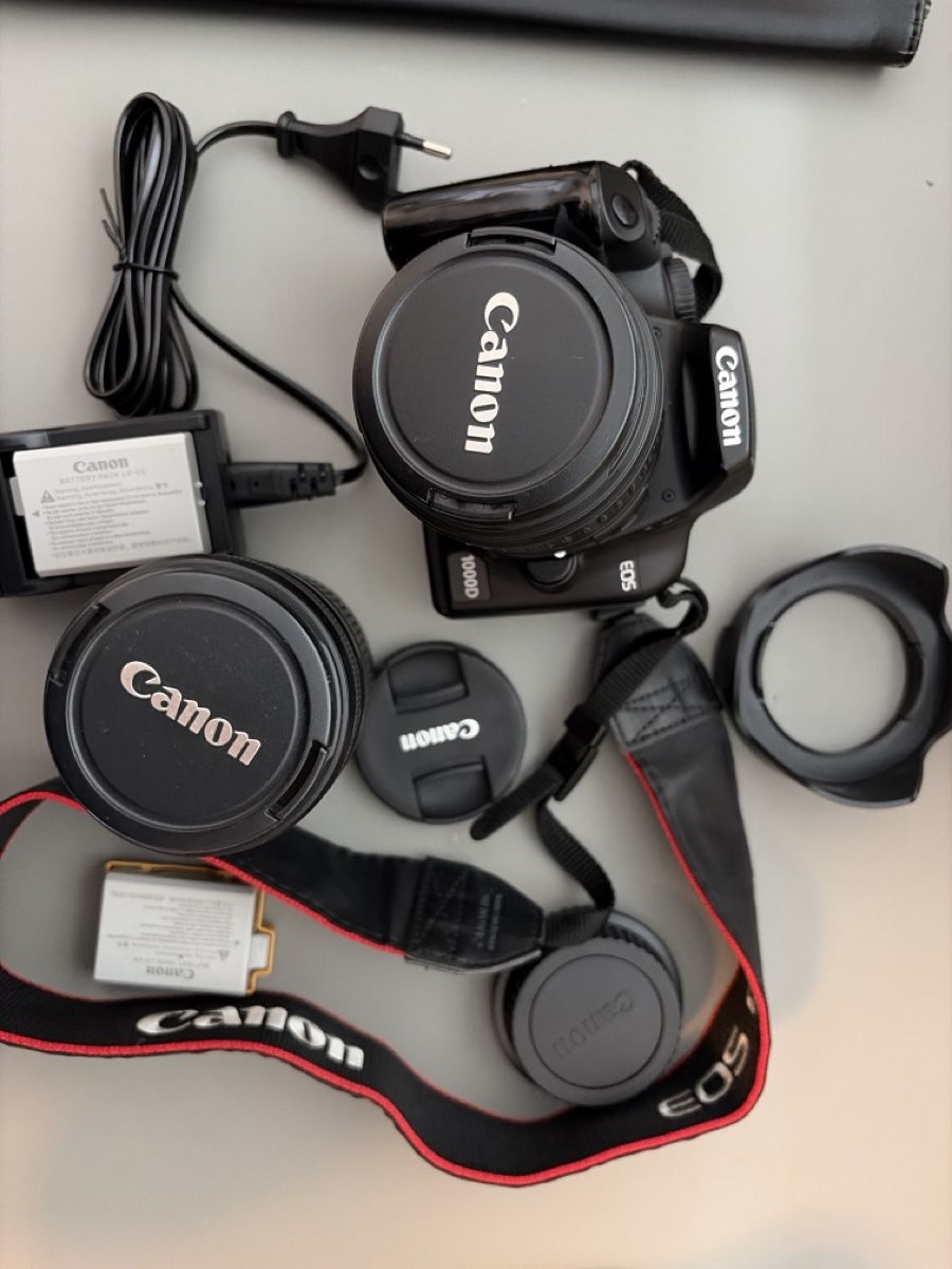 Canon Appareil photo: Digitalkamera Canon EOS 1000D mit zwei Objektiven Set – D'occasion à Oberkirch LU par moia76