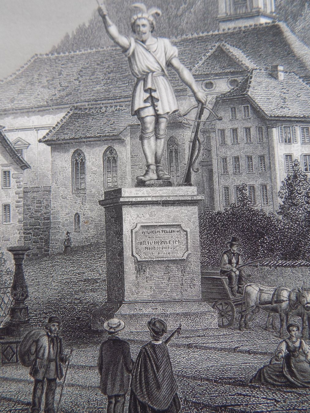 Gravures: Altdorf Telldenkmal – D'occasion à Risch par Rischli15 5