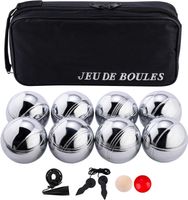 8-teilige Metall Boule Kugeln Tasche Magnet Distanzmesser
