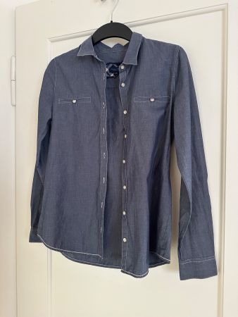 Dunkelblaue Bluse (Darling) Gr. 34 - Top Zustand!