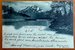 Vierwaldstätter - See - Le Soir - Dampffschiff 1898 - Schön