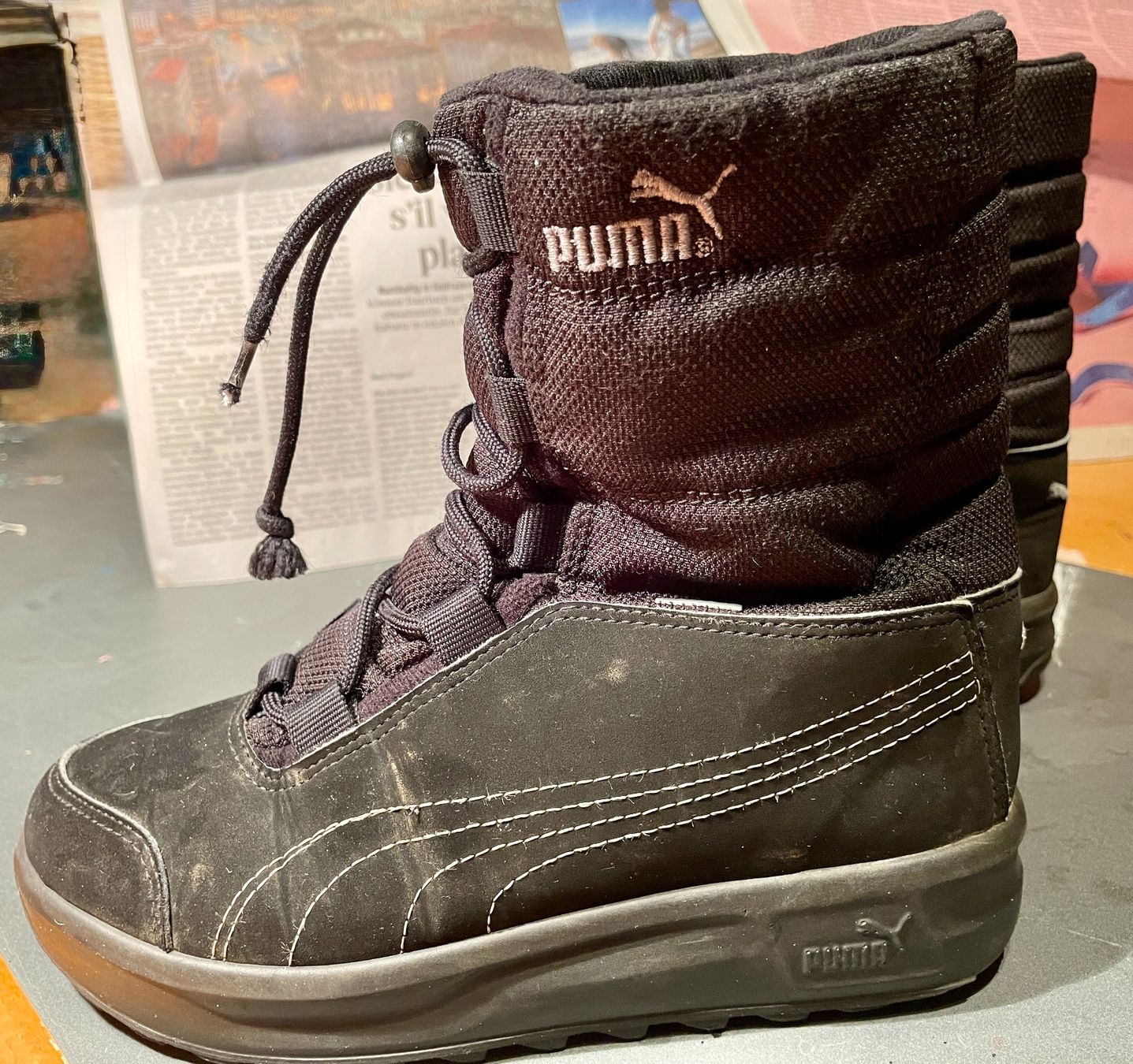 Puma Scarpe per ragazzi: Puma dicke Winterstiefel Gr. 34 – Usato da Neuendorf venduto da Knopfi 3