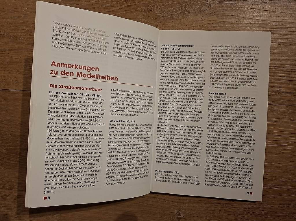Bücher: Honda Motorräder, Typenkompass – Gebraucht aus Gümligen von Corsica0 1