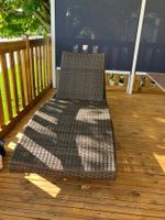 Liegestuhl Rattan von Hunn