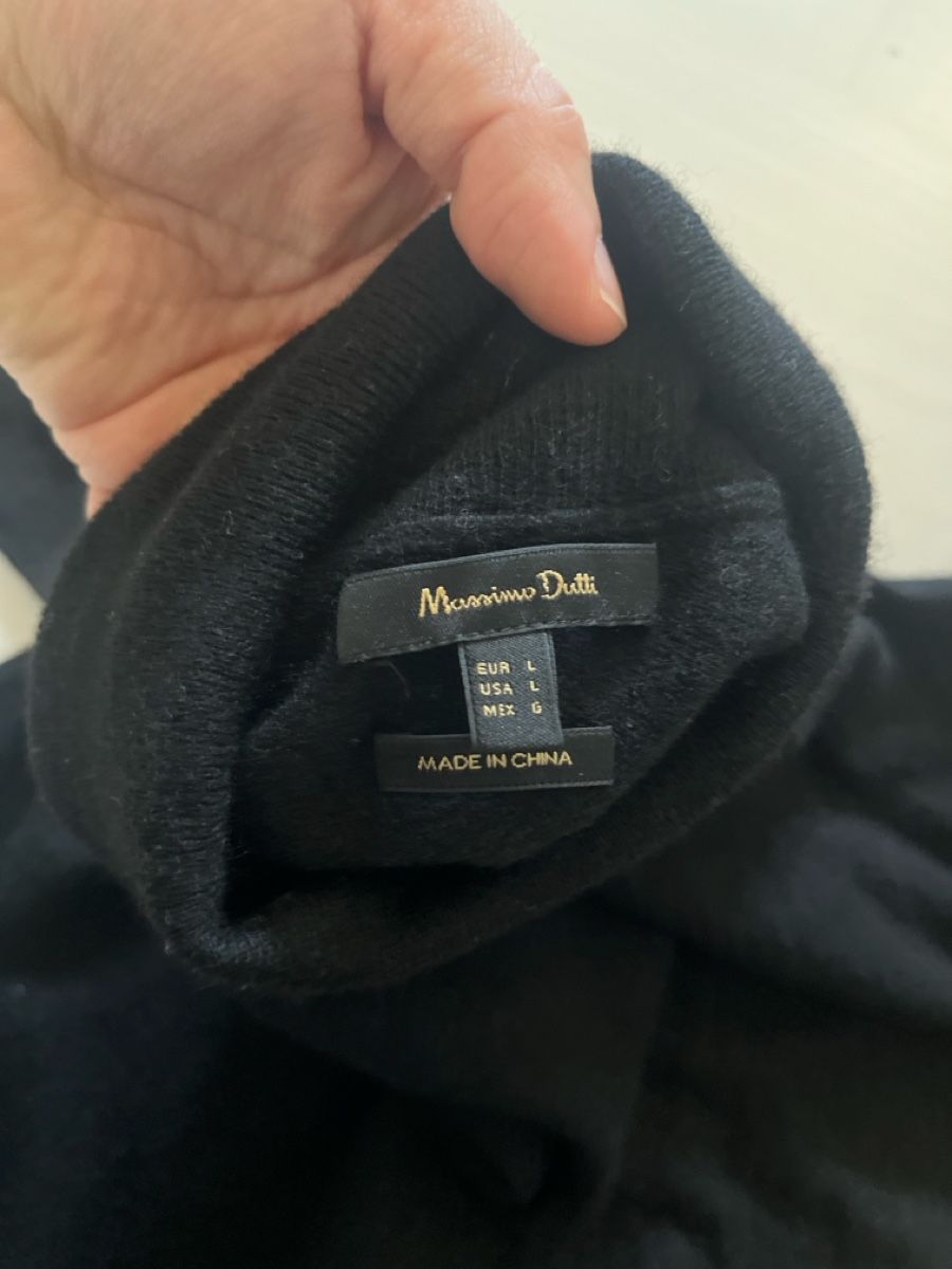 Massimo Dutti Pullover & Sweatshirts: Massimo Dutti black Woolmix sweater Gr L – Gebraucht aus Esslingen von Yanafuchs 3