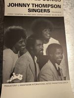 plakat: j. thompson singers, schweiz evasion label um 1965,