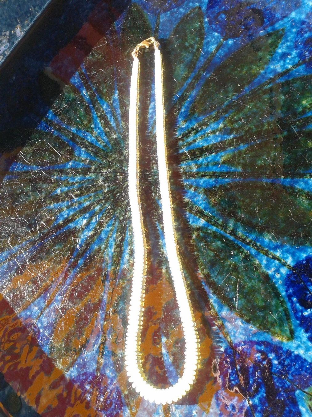 Ketten: EDELOPALKETTE in Linsenform Australien – Neu (gemäss Beschreibung) aus Camorino von Campellino 2