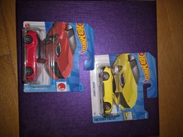Hot Wheels Nissan Z Proto, Rot & Gelb, Neu in OVP (2 Stk)