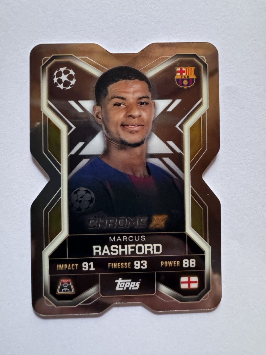 Topps Cartes à collectionner: Topps Match Attax Extra Chrome X Marcus Rashford – Neuf (Voir description) à Baden par Davemt