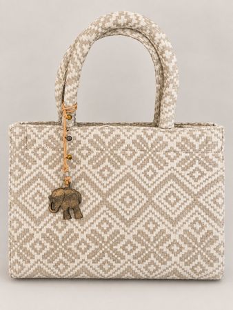 ANOKHI Book Tote / Handtasche – Jacquard (siehe Fotos)