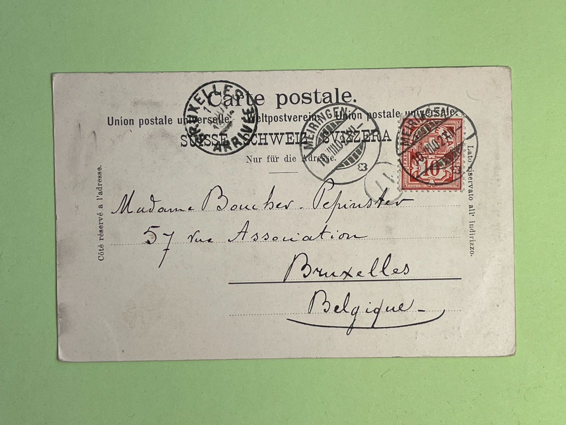 Cartes postales: Meiringen - 1902 – D'occasion à Steg VS par danwer74 1
