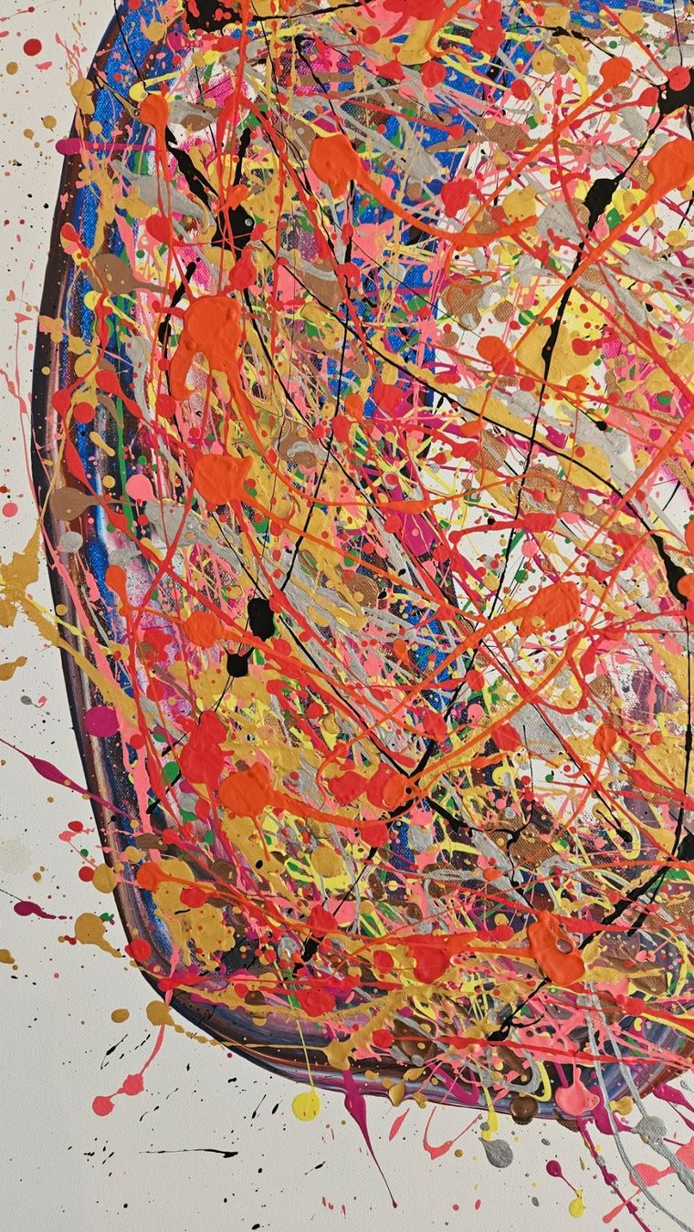 Gemälde: Tableau abstrait unique, parfait pour décorer votre intér... – Neu (gemäss Beschreibung) aus Le Locle von fab_c9hh 6
