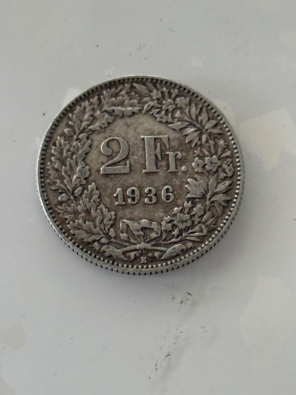 Tutti le monete: 2 Franken 1936  Rar – Usato da Wallisellen venduto da SWISS_SILVER1