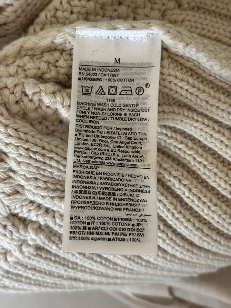 Gap Maglioni & Felpe: Gap Cableknit Sweater creme M – Nuovo e nell'imballaggio originale da Winkel venduto da Zimtguetzli 5