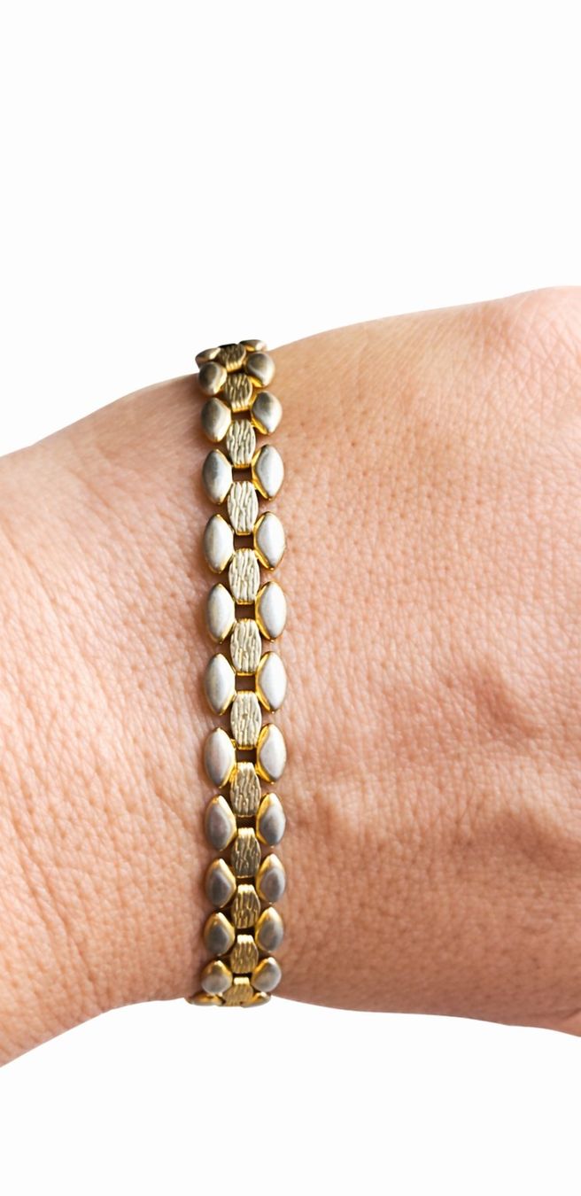 Bracciali & Braccialetti: Armband Gold Silber 18.5 cm – Nuovo (secondo la descrizione) da Fully venduto da VaneaSelection