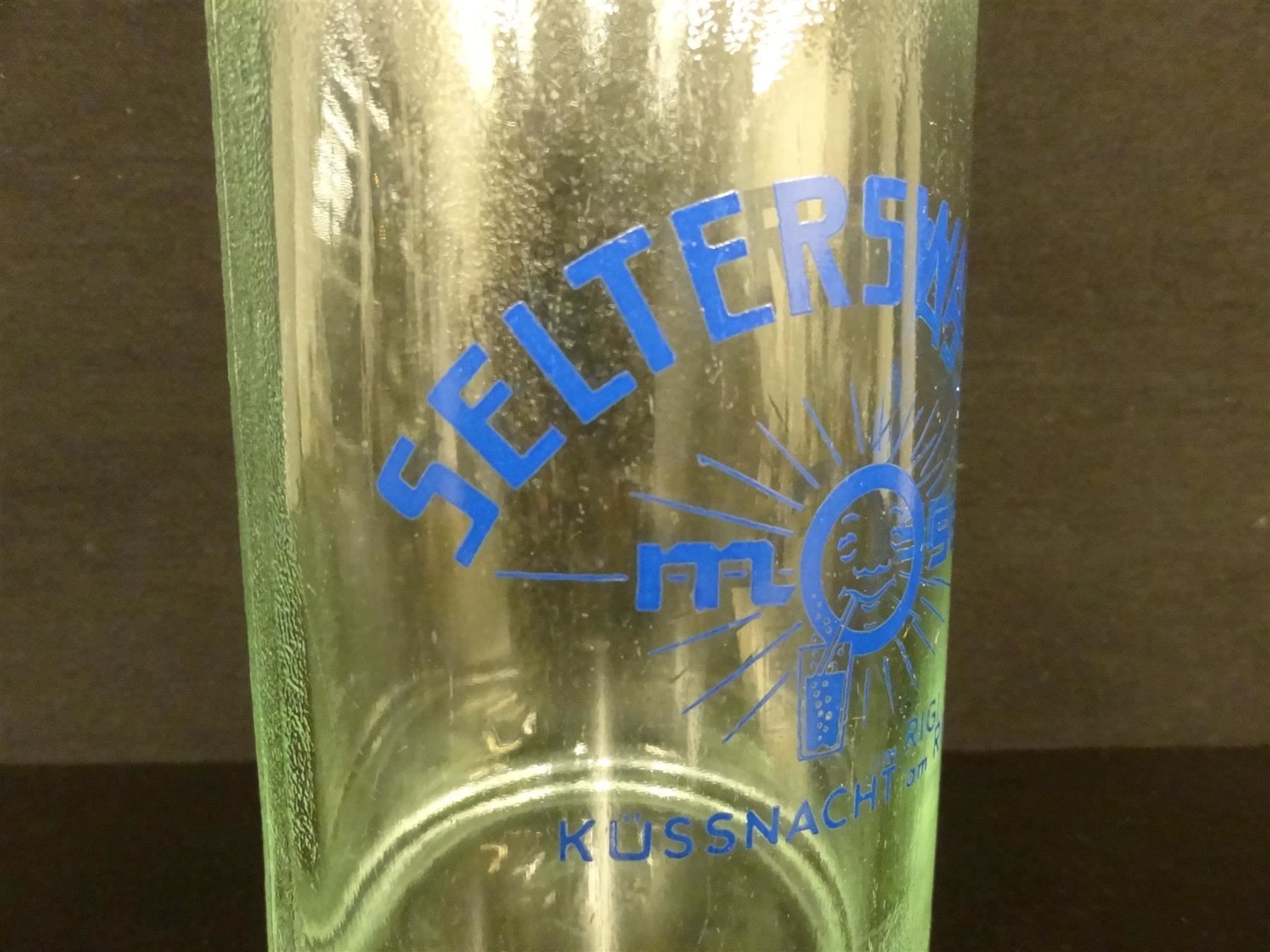 Bicchieri, Caraffe & Bottiglie: alte Flasche SELTERSWASSER MOSER 1962 – Usato da Kerzers venduto da Flaschenposten 3