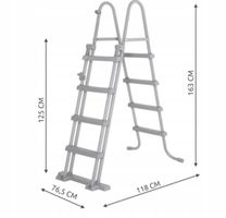 Bestway Sicherheitsleiter für Pools 122 cm neu in OVP