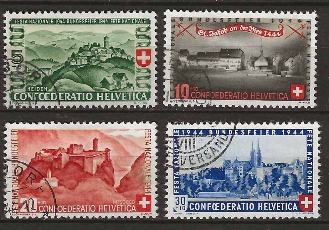 Tutti i francobolli: PP044 - Pro Patria 1944 obl. – Usato da Trélex venduto da Phil_Albert