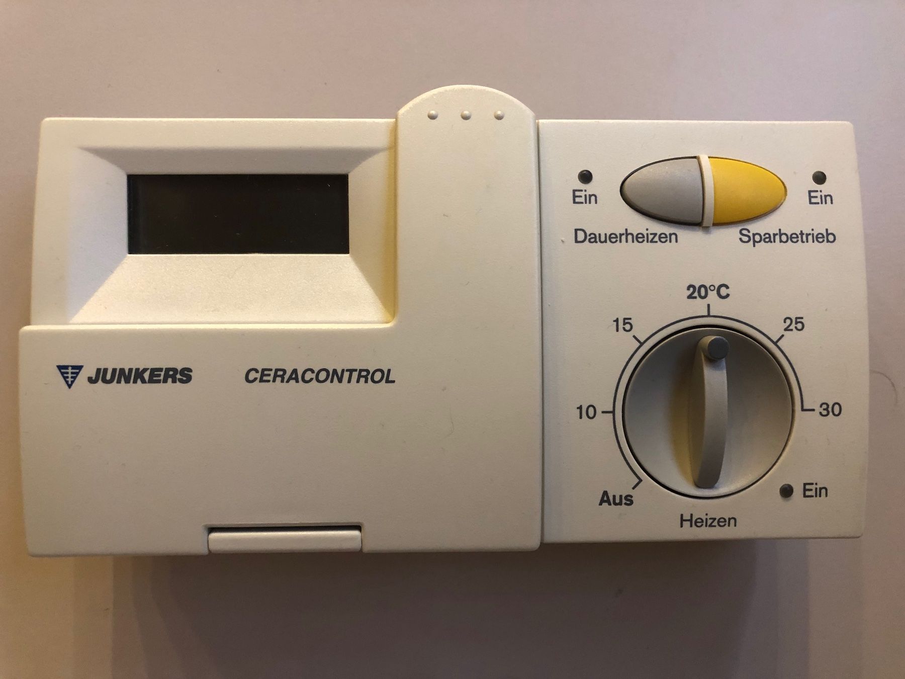 Sistema di controllo: Raumthermostat Junkers Ceracontrol – Usato da Erlinsbach SO venduto da Cholipa