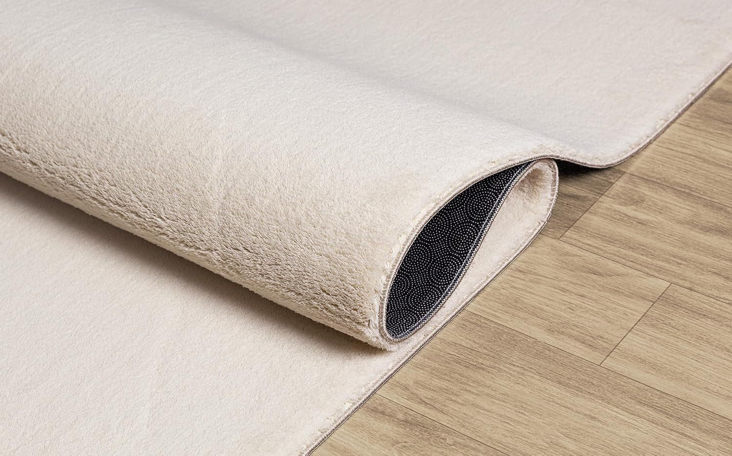 Tapis: Moderner flauschiger Kurzflor Teppich Super Soft Beige – Neuf avec emballage d'origine à Schaffhausen par smarastore 7