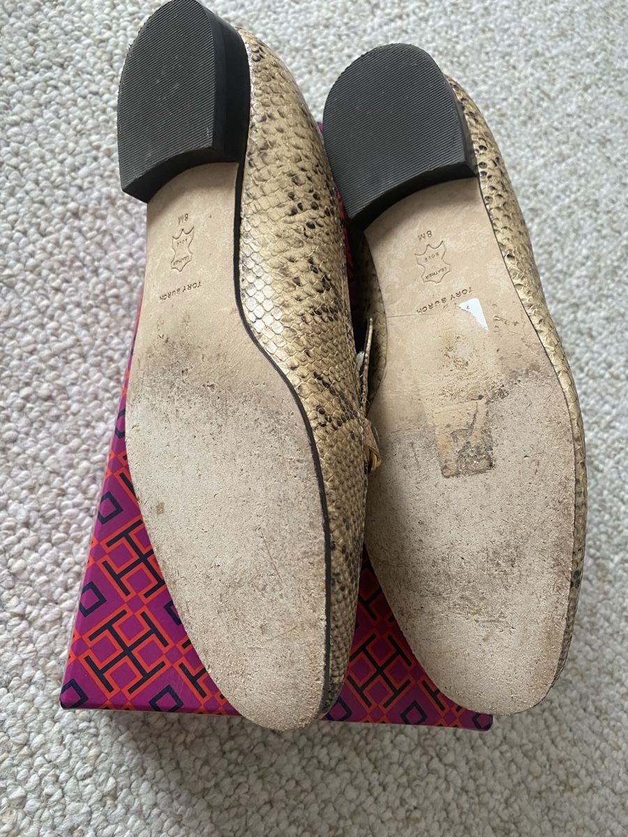 Tory Burch Damenschuhe: Tory Burch Jessa Loafer Python-Print – Neu (gemäss Beschreibung) aus Aesch BL von Gamazoru 8