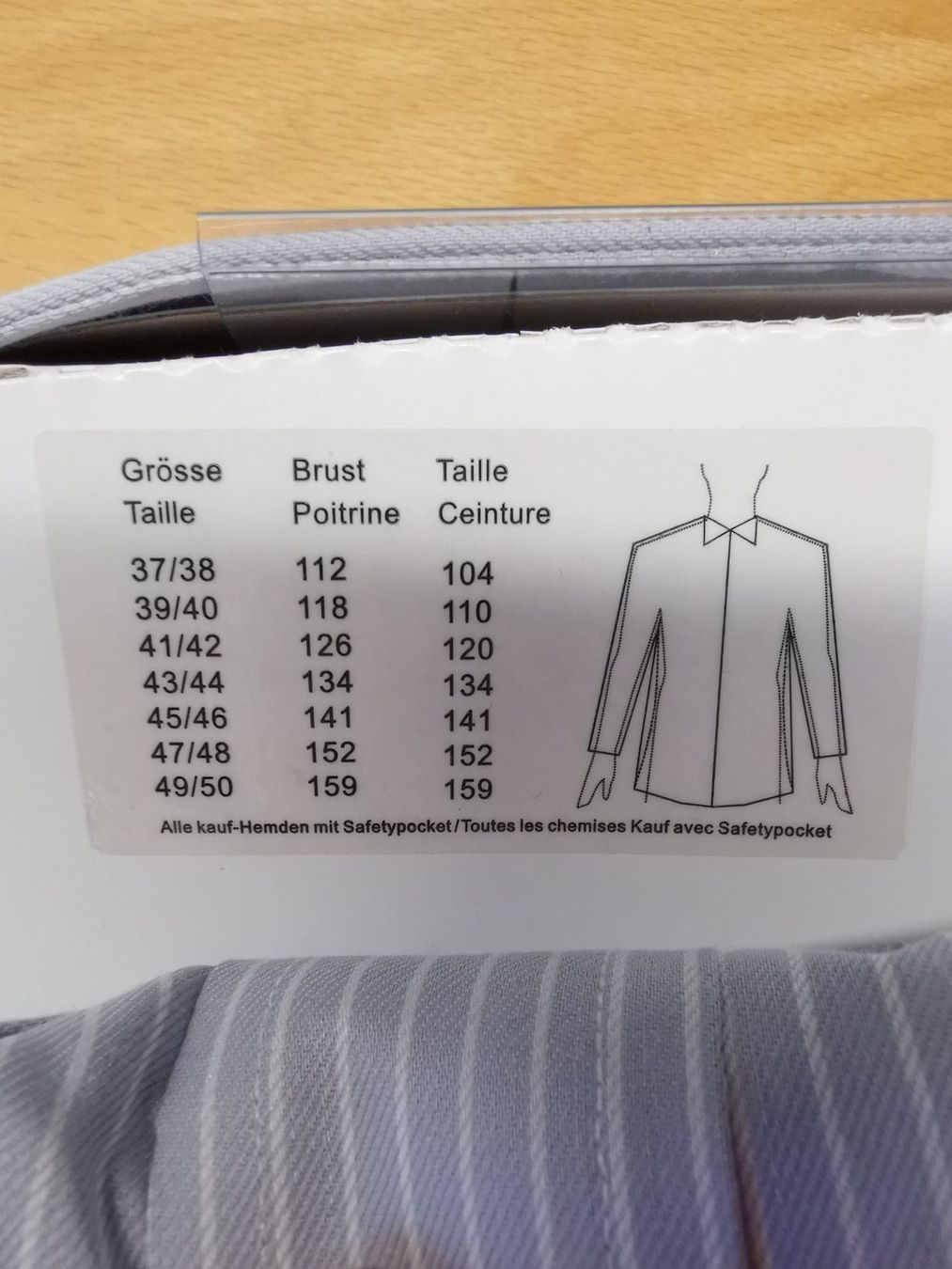 Camicie: Herrenhemd KAUF hellgrau – Nuovo e nell'imballaggio originale da Seuzach venduto da NaehdesignMirjam 3