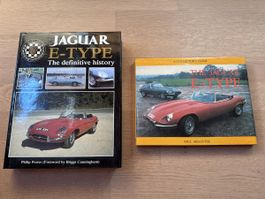 2 Jaguar E-Type Fachbücher Philip Porter Paul Skilleter