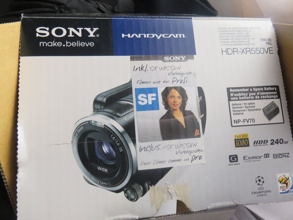 Sony Handykam🤩  HDR-XR5500VE mit Zubehör + SD Card 4