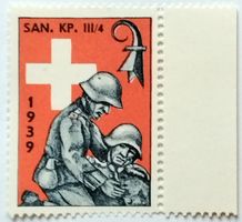 Soldatenmarke 2.WK, Sanitäts Kp III/4, Wi San 38