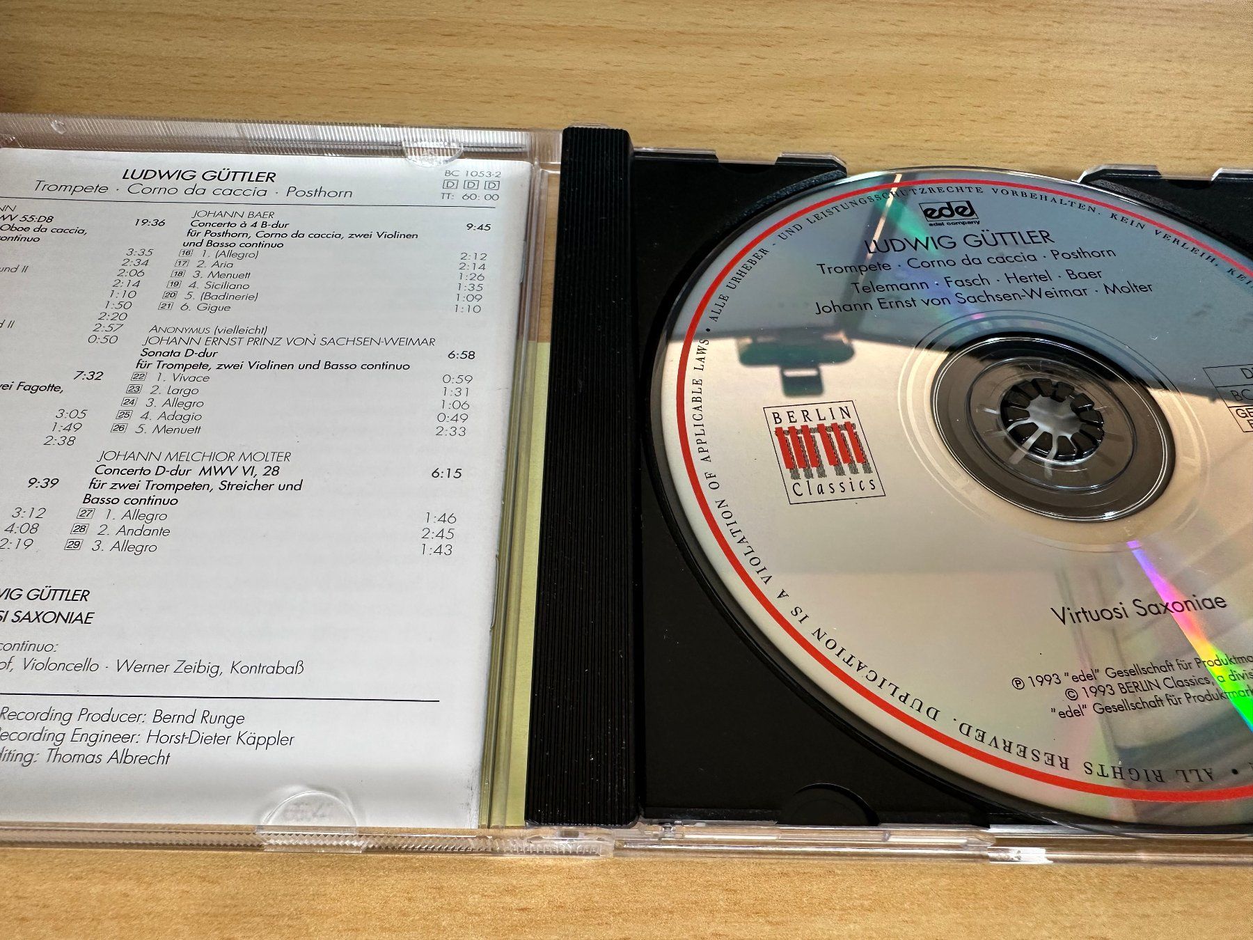 CD: Ludwig Güttler - Trompete/Corno Da Caccia/Posth – Usato da Rikon im Tösstal venduto da Alpenmutz 2