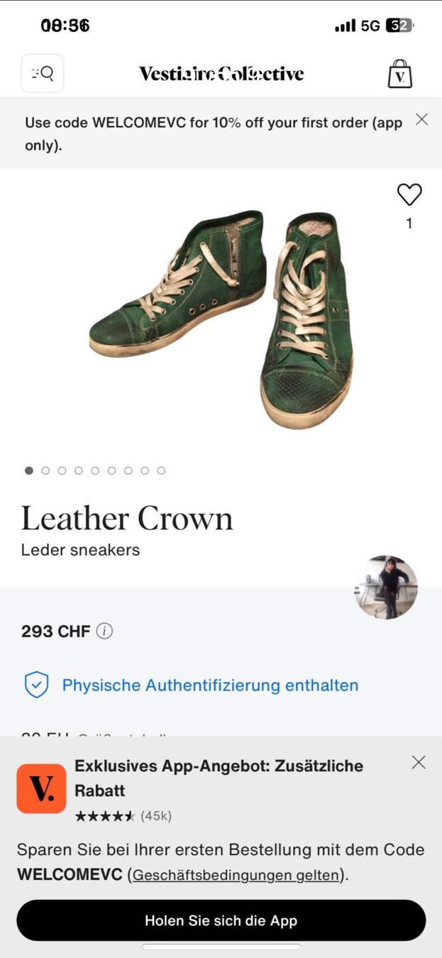 Scarpe da uomo: Leather Crown wild leder sneaker – Nuovo (secondo la descrizione) da Hinterkappelen venduto da simona67 6
