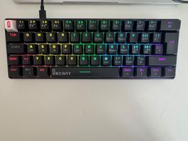 Arcany Tastatur KB200 Gaming Black RGB Neuwertig