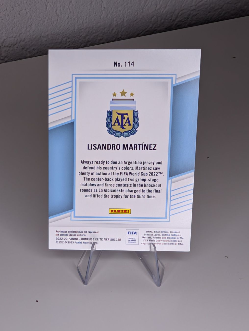 Panini Carte collezionabili: Lisandro Martínez /74 Argentinien Panini Elite – Nuovo (secondo la descrizione) da Hunzenschwil venduto da BRPCards 2