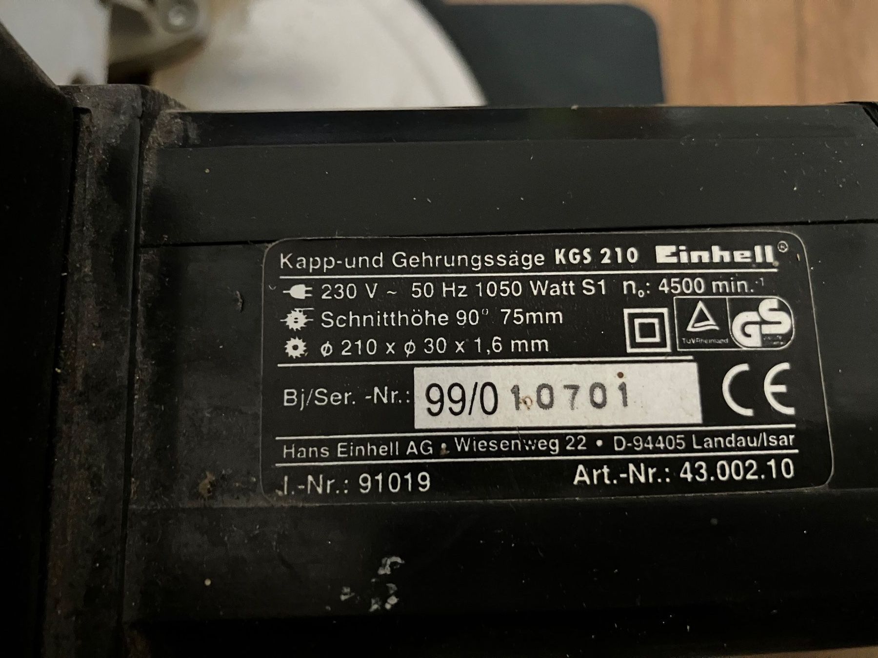 Einhell Sägen: Kapp- und Gehrungssäge – Gebraucht aus Matten b. Interl von aemt 4