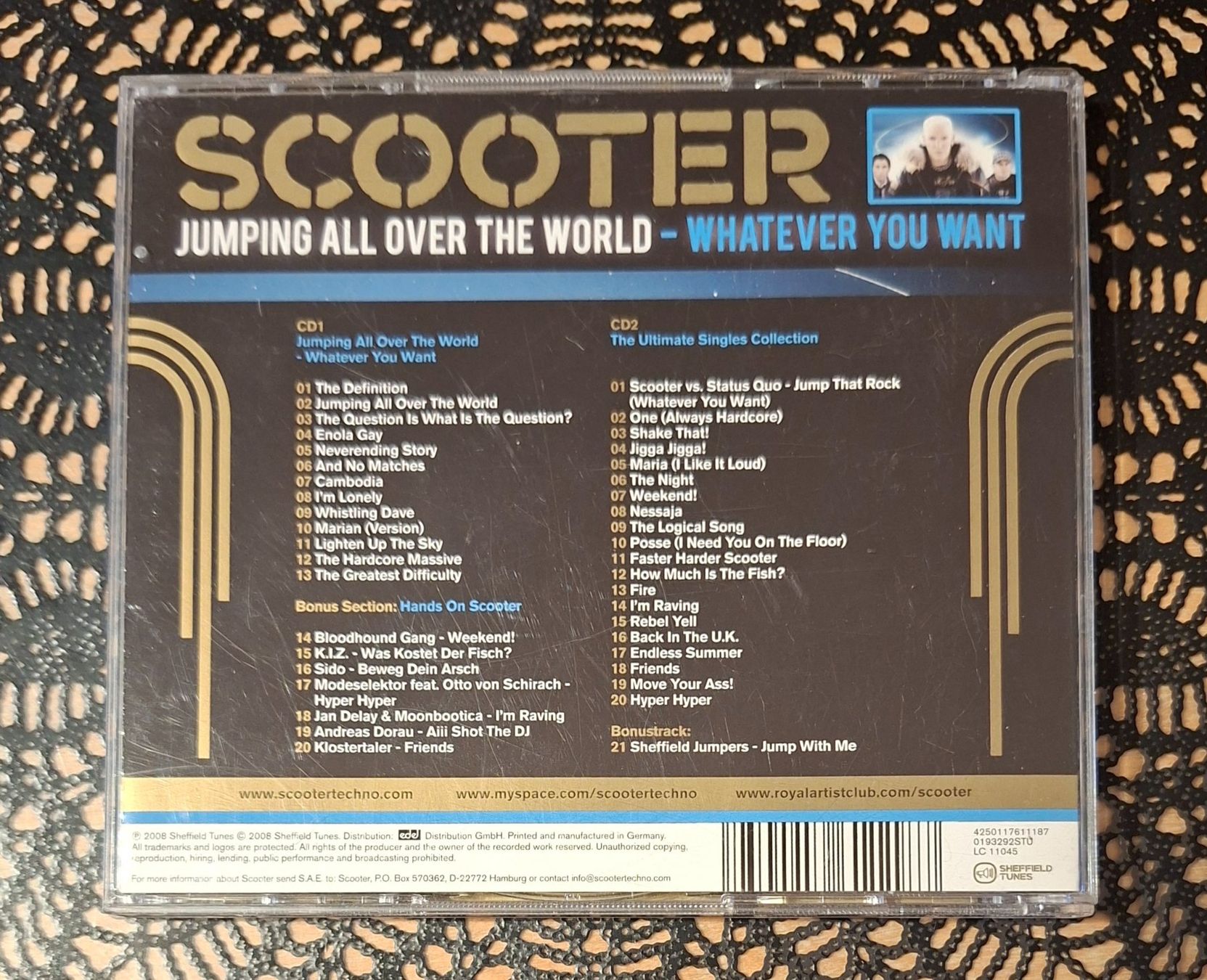 CDs: Scooter - Jumping All Over The World, DE Techno CD 2007 – Gebraucht aus Schönenberg TG von Gregordini 1